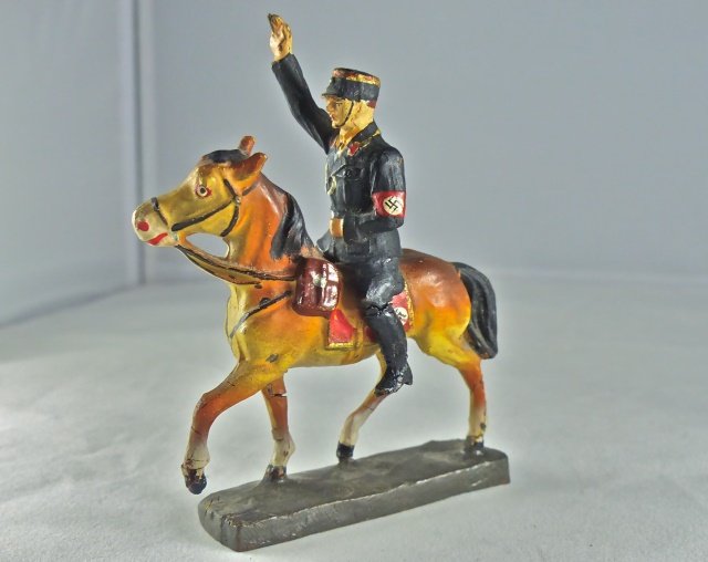 Elastolin  SS Mounted Leader Heiling  Rare (1 of 1)