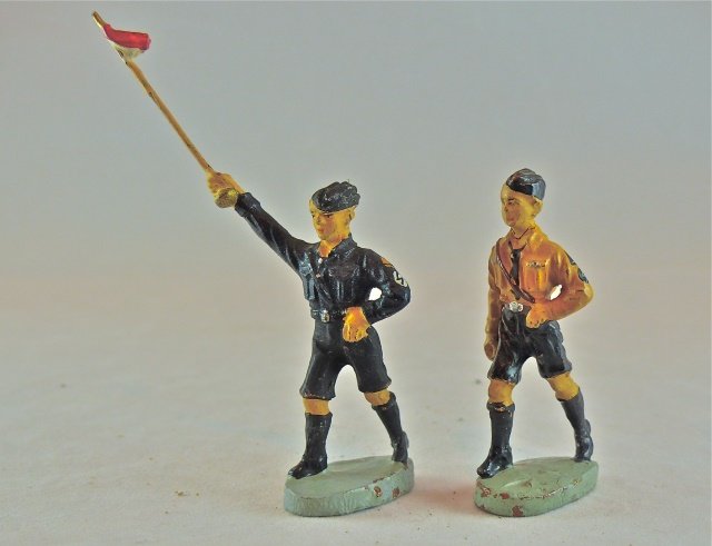 Elastolin 2 Jungvolk Summer & Black Uniforms (1 of 1)