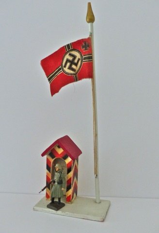 Lineol Guard at Guard Shack w/Flag Pole (1 of 1)