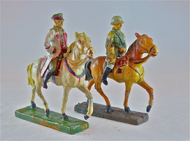 Elastolin Mounted Hindenburg and Music Meister (1 of 1)