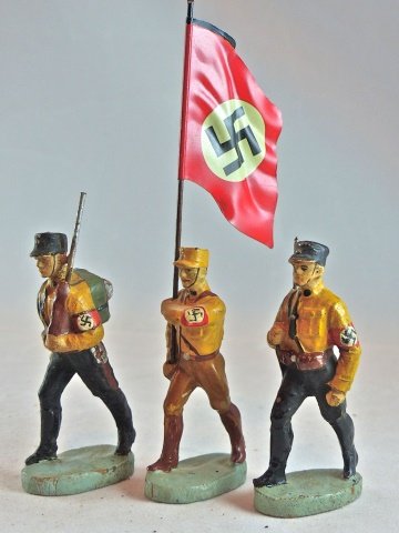 Elastolin 2 SS w/Rifles+SA w/Flag (1 of 1)