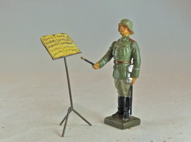 Scarce Lineol German Standing Band Leader (1 of 1)