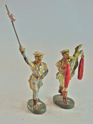 Elastolin 2 German Navy Band Tambour+Lyre (1 of 1)