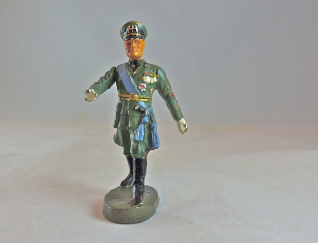 Scarce Elastolin Mussolini w/Porcelain Head (1 of 1)