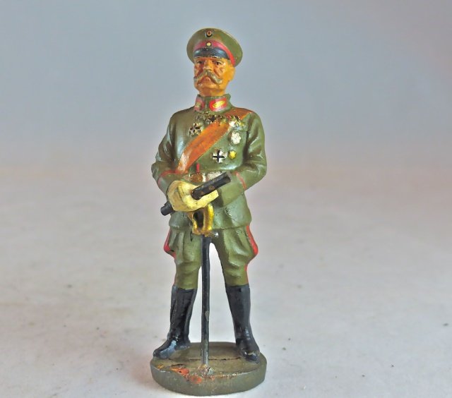 Rare Elastolin Porcelain Head Hindenburg 1939 (1 of 1)