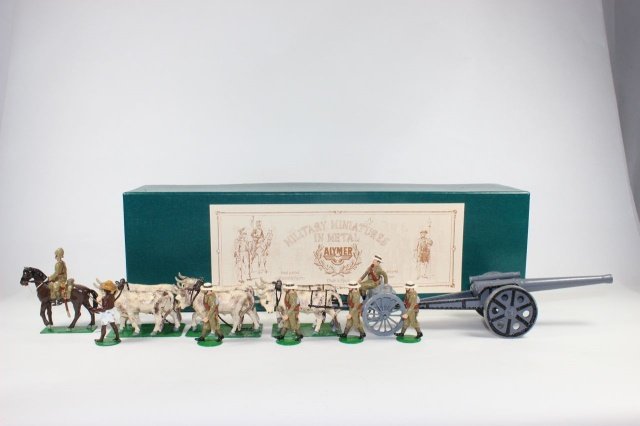 Alymer Boer War: AB#20 Cow Guns x 2 Near Mint With Box 15 Pieces