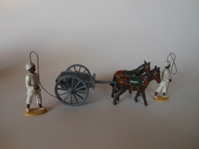 Dorset Indian Water Cart: 5 pieces. Unboxed. Post War. Condition very good.