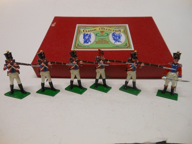 Trophy Napoleonic's Hanoverian: 6 pieces with original box. Post War. Condition excellent.