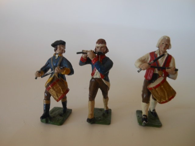 Maker Unknown, Spirit of '76: 3 pieces. Unboxed. Condition excellent.