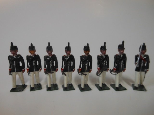 Nostalgia set #N45 Singapore Volunteer Rifle: Corps. 8 pieces. Unboxed. Post War. Condition very good.
