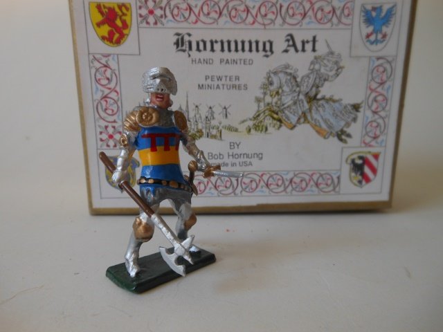 Hornung Art, Knight: Denis Morbeque. Post War. Condition excellent; box very good.