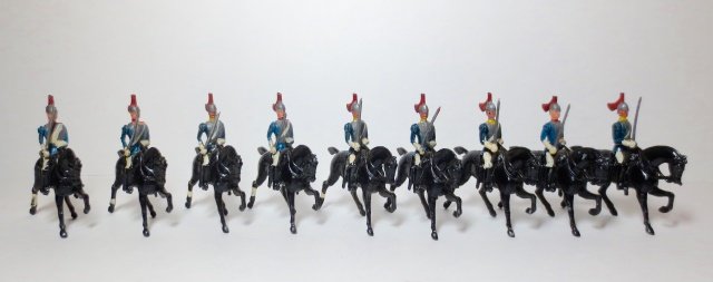 Johillco Horse Guards: 9 pieces. Unboxed. Condition good.