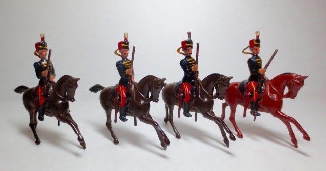 Britains From Set #12 Assorted Hussars (1 of 1)