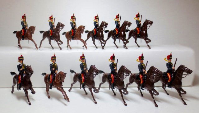 Britains From Set #2075 7th Queens Hussars (1 of 1)