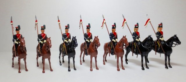 Britains Set #24 9th Royal Lancers (No Officer) (1 of 1)