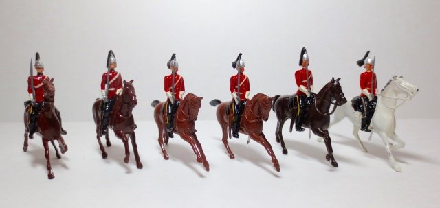 Britains Set #2074 1st Kings Dragoons With Black (1 of 1)