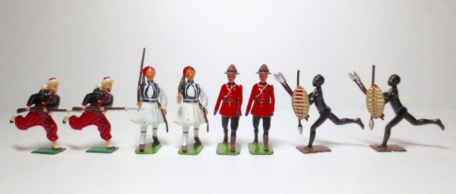 Britains Military Assortment Including Zulus, (1 of 1)