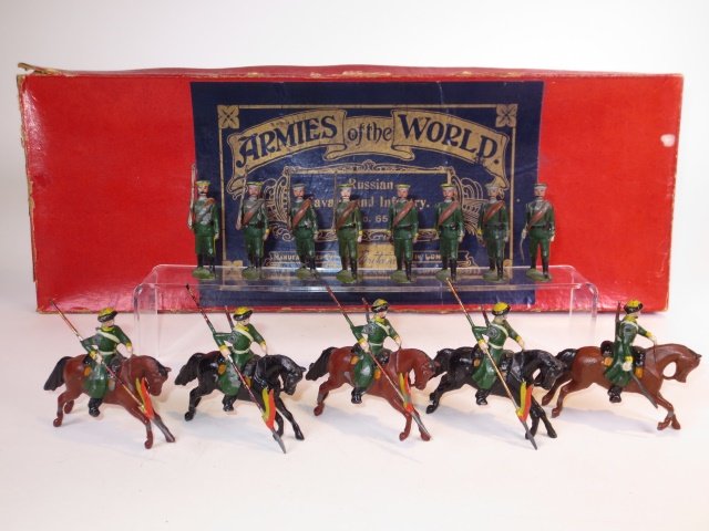 Britains Set #65 Russian Cavalry and Infantry (1 of 1)