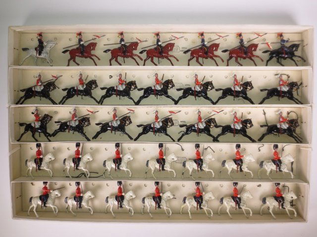Britains Set #129 British Army Cavalry Display (1 of 4)