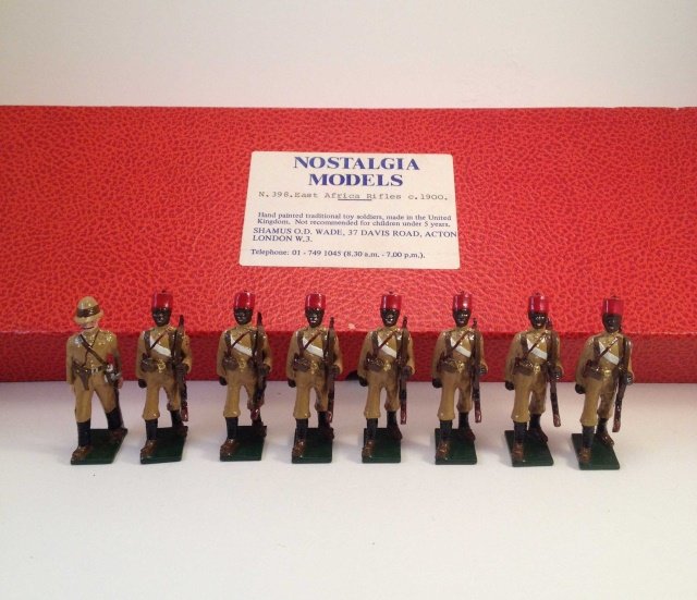 Nostalgia N-398 East Africa Rifles 1900: 8 Pieces Condition Excellent Box Excellent
