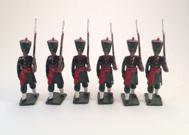 Soldiers Unlimited F-2 125th Napier's Rifles: 6 Pieces Condition Excellent No Box