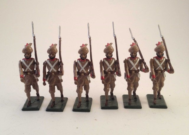 Soldiers Unlimited I-59 Sinde Rifles: 6 Pieces Condition Excellent No Box