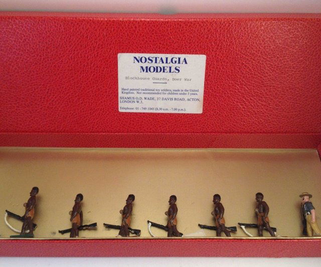 Nostalgia Blockhouse Guards Boer War: 7 Pieces Condition Excellent Box Very Good