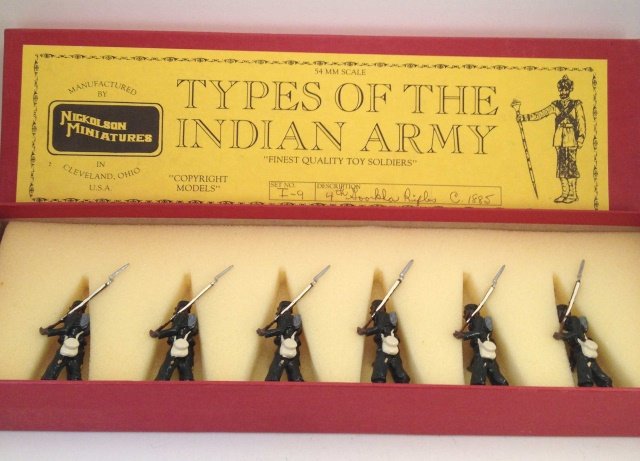 Nickolson I-9 4th Gurkha Rifles: 6 Pieces Condition Excellent Box Very Good