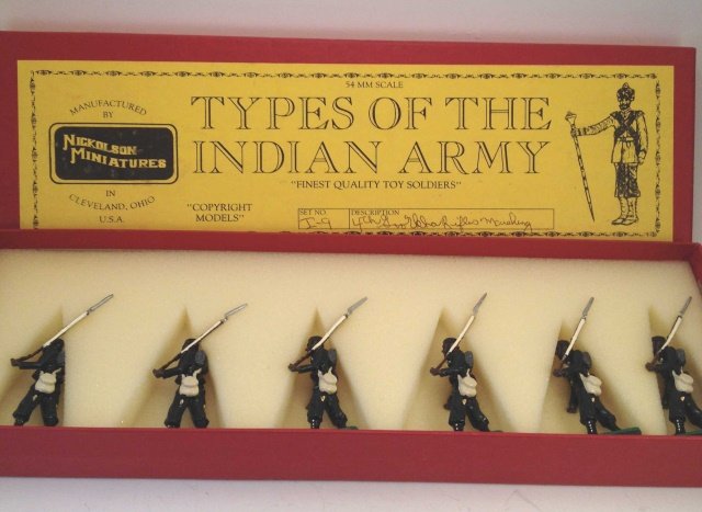 Nickolson I-9 4th Gurkha Rifles: 6 Pieces Condition Excellent Box Very Good