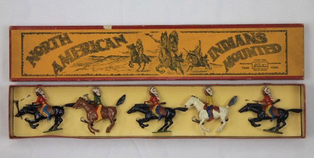 Britains Set #152 North American Indians Mounted (1 of 1)
