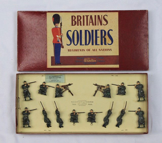 Britains Set #1383 Belgian Infantry Display (1 of 1)