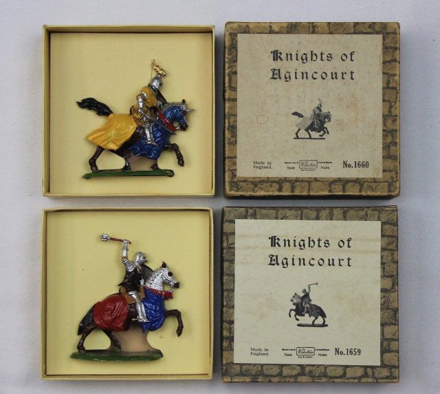LOT Britains #1659 and #1660 Agincourt Knights (1 of 1)