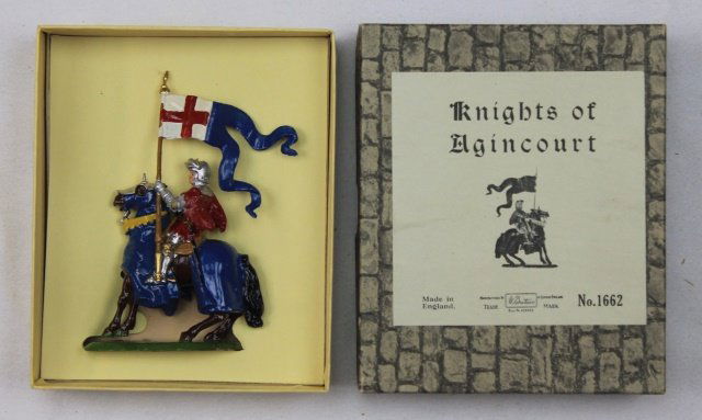 Britains Set #1662 Agincourt Knight with Banner (1 of 1)