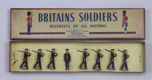 Britains Set #2030 Australian Infantry in Blue (1 of 1)