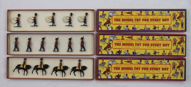 LOT B&T Three Sets of British Troops (1 of 1)