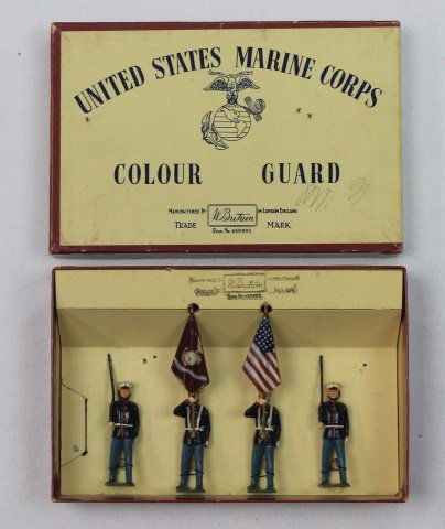 Britains Set #9482 Marine Color Guard (1 of 1)