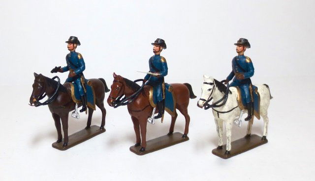 Mignot ACW Union Army Mounted Officers (1 of 1)