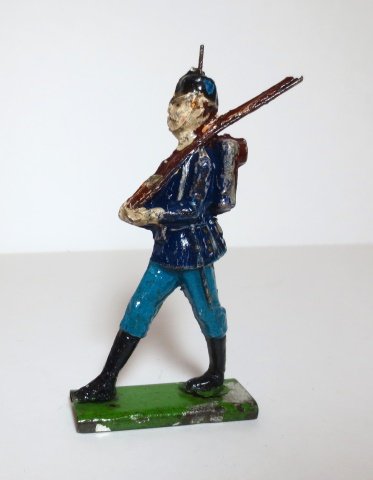 Maker unknown. Composition and tin soldier (1 of 1)