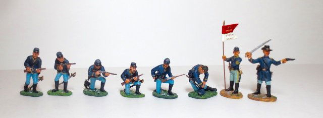 Britains Civil War Union Infantry Assortment (1 of 1)