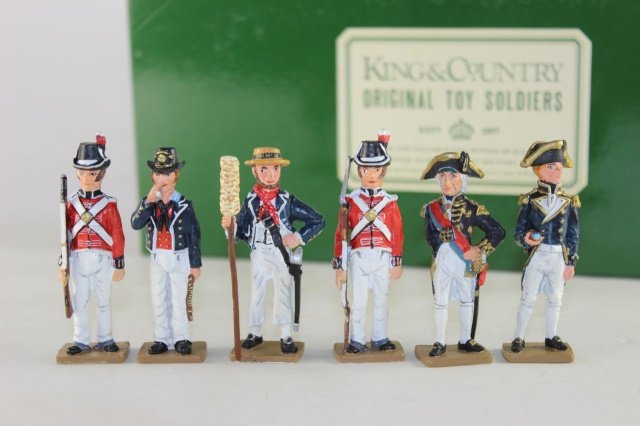 King And Country Nelson’s Navy: Admiral And Marines Near Mint With Very Good Box 6 Pieces
