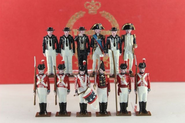 Tradition #74 #75 Admiral Lord Nelson/ The Royal: Marines. Near Mint With Excellent Box 12 Pieces