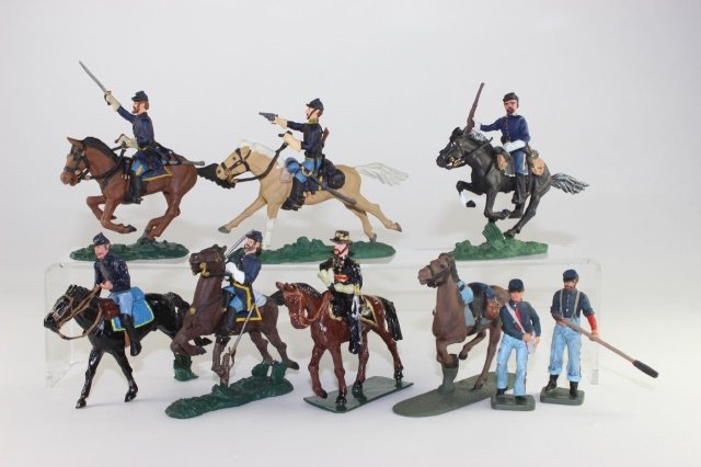 Bussler American Civil War Union Cavalry: Excellent Condition, No Box 9 Pieces