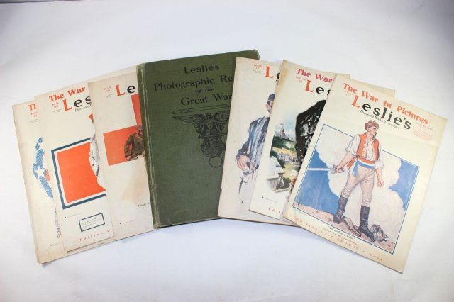 Leslie’s Magazine 1918 Issues (6) Review Great War (1 of 1)