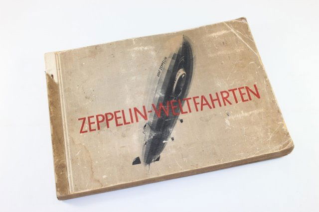 German Cigarette Card Album Zepplin Weltfahrten (1 of 1)