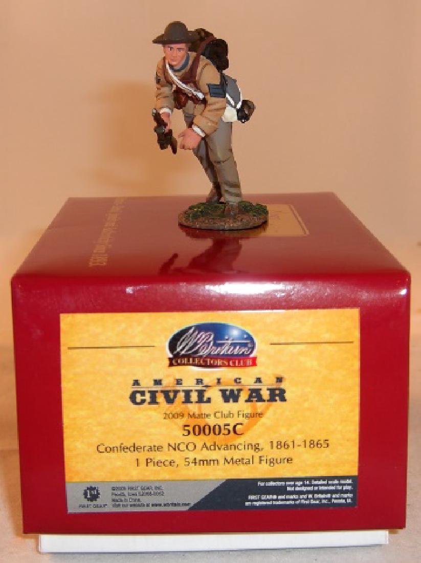 Britains American Civil War: #50005C Confederate NCO Advancing, 1861-65; 2009 Matte Club figure; excellent in excellent box