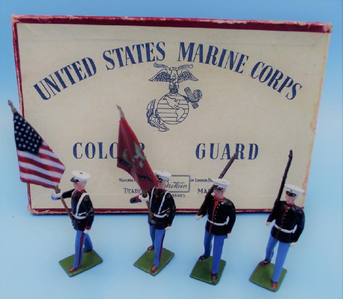 Britains US Marine Colour Guard No. 2101 (1 of 1)