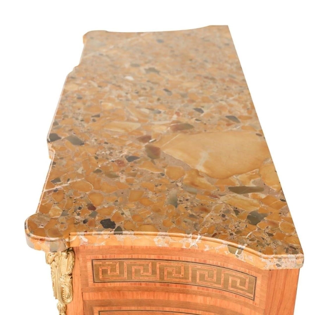 French Transitional Bronze Ormolu Commode - 9