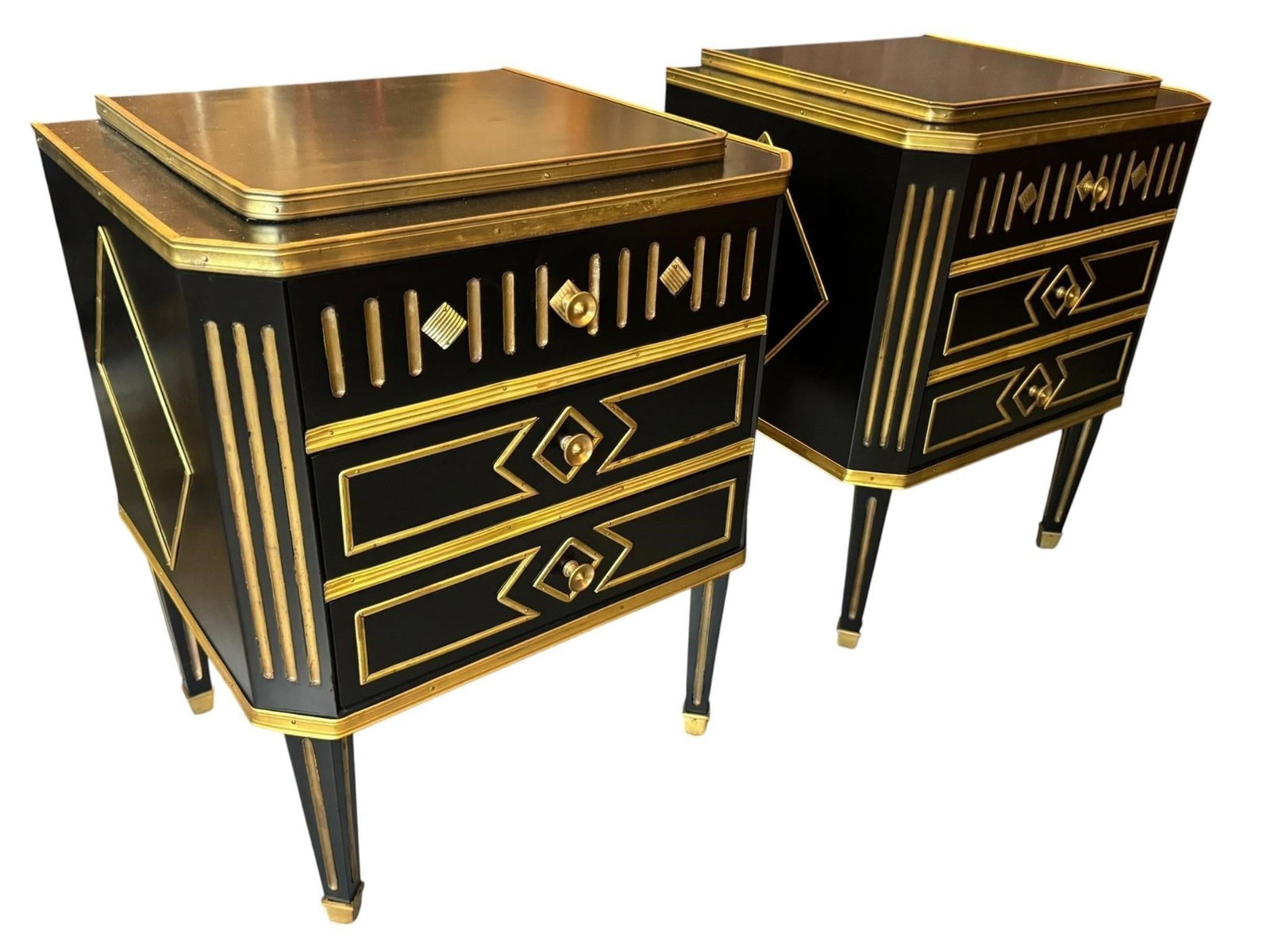 Baltic Neoclassical style Lacquered Chests (1 of 12)