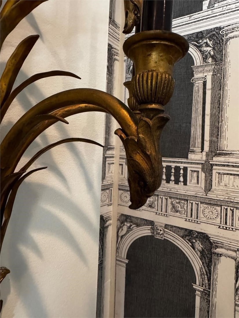 Pair Gilt Bronze NapoleÃ³n III Eagle Sconces - 8