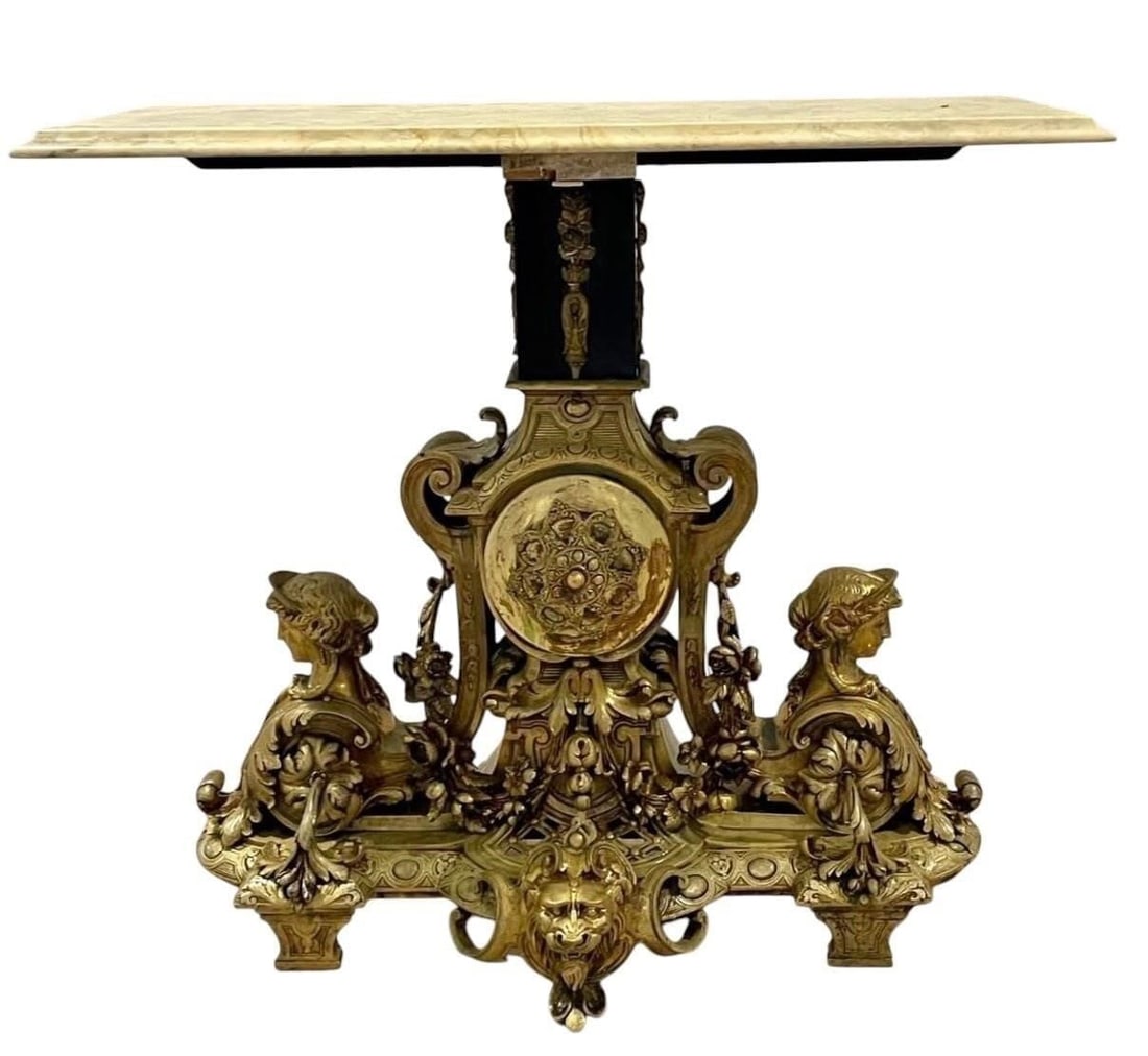 Belle Epoque Gilt Bronze Console Tabke (1 of 4)